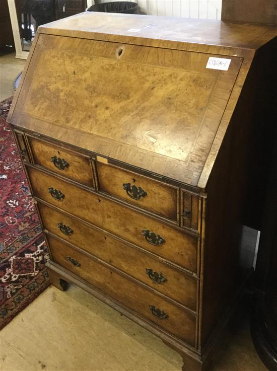 Small walnut bureau